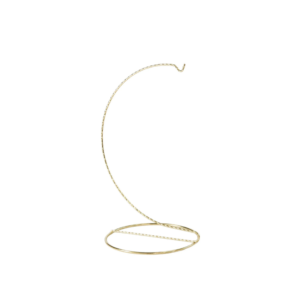 Twisted Brass Wire Ornament Tree