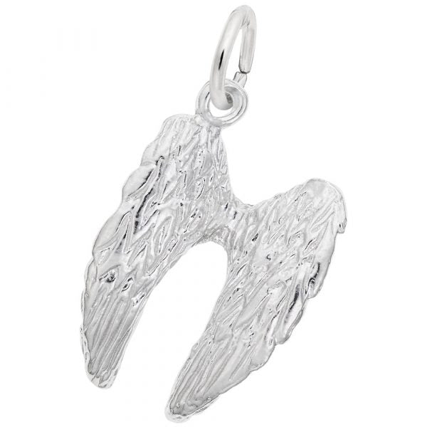 Sterling Silver Angel Wings Charm