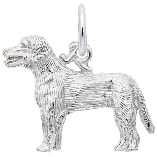 Sterling Silver Labrador Retriever Dog Charm