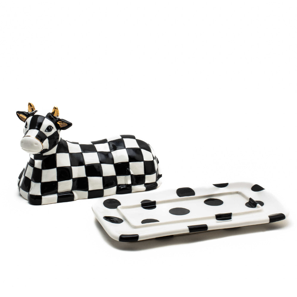 MacKenzie-Childs Cow Creamery Butter Dish