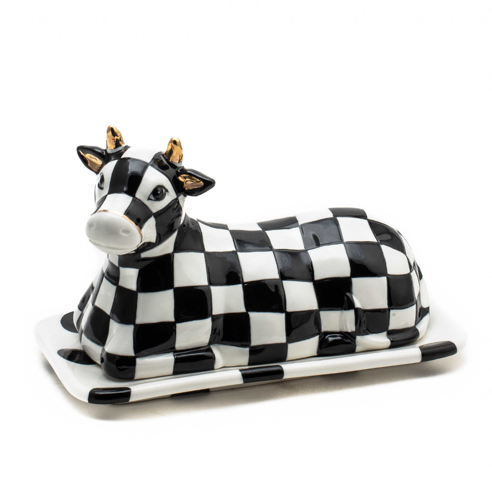 MacKenzie-Childs Cow Creamery Butter Dish