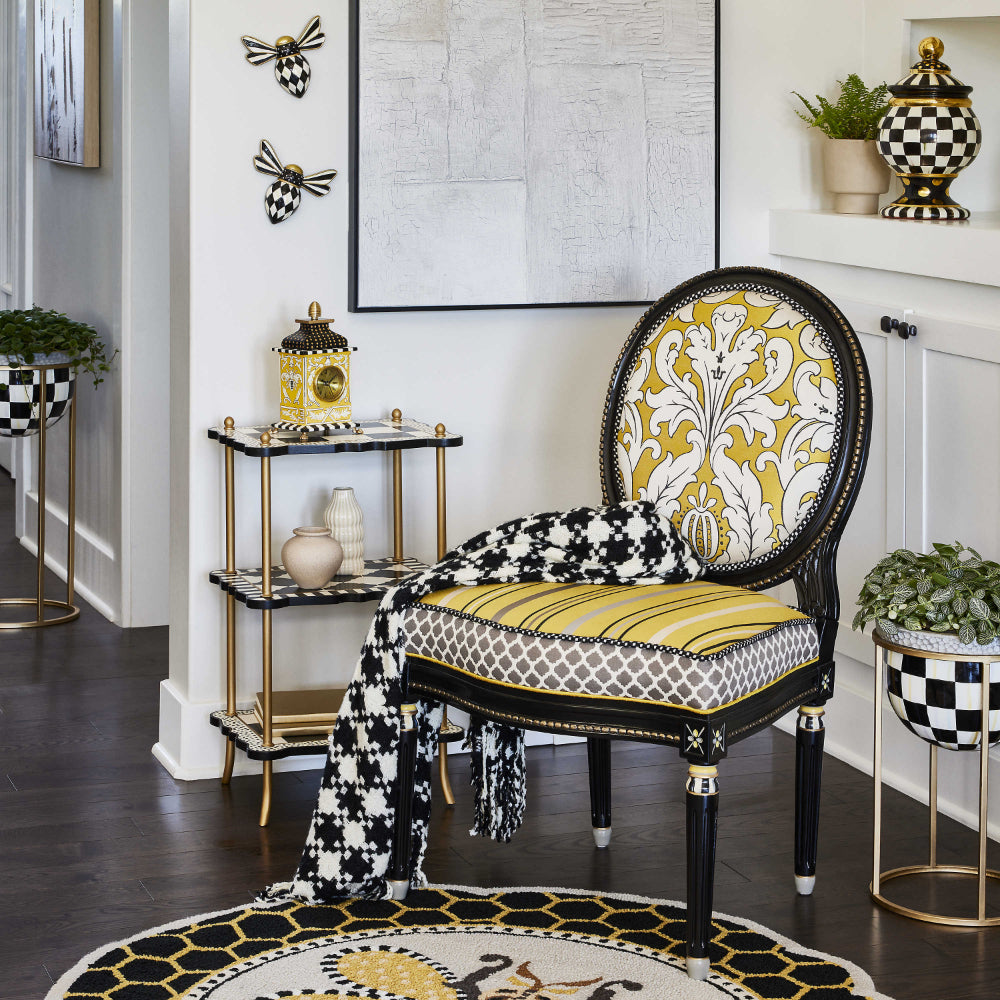 Life style  photo of MacKenzie-Childs Courtly Check Plant Stand 