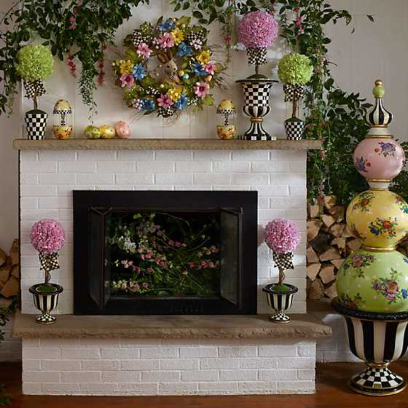 MacKenzie-Childs Courtly Stripe Tabletop Urn