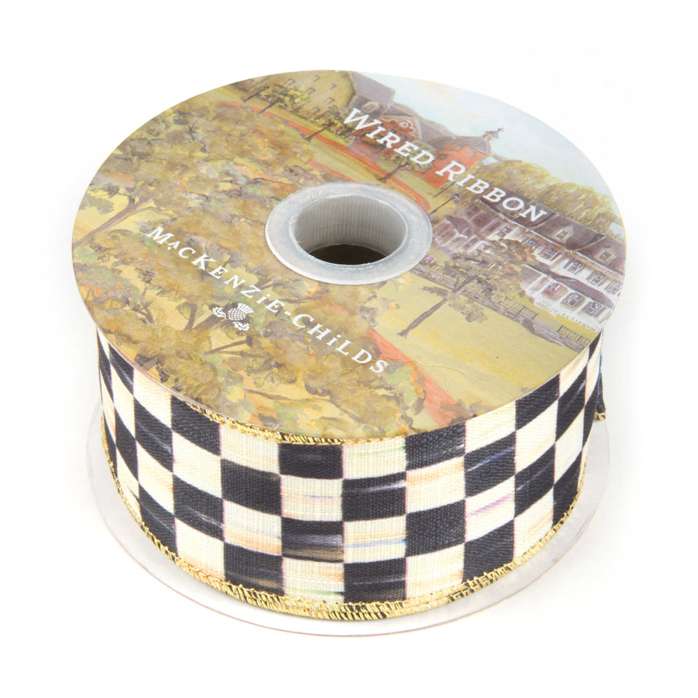 MacKenzie-Childs Courtly Check 2" Ribbon