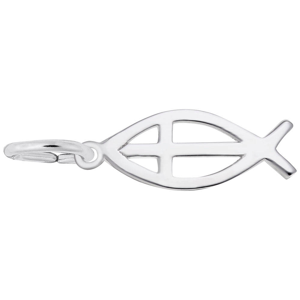 Sterling Silver Ichthus Charm