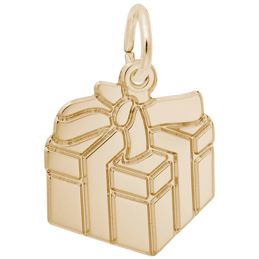 Flat Gift Box Charm