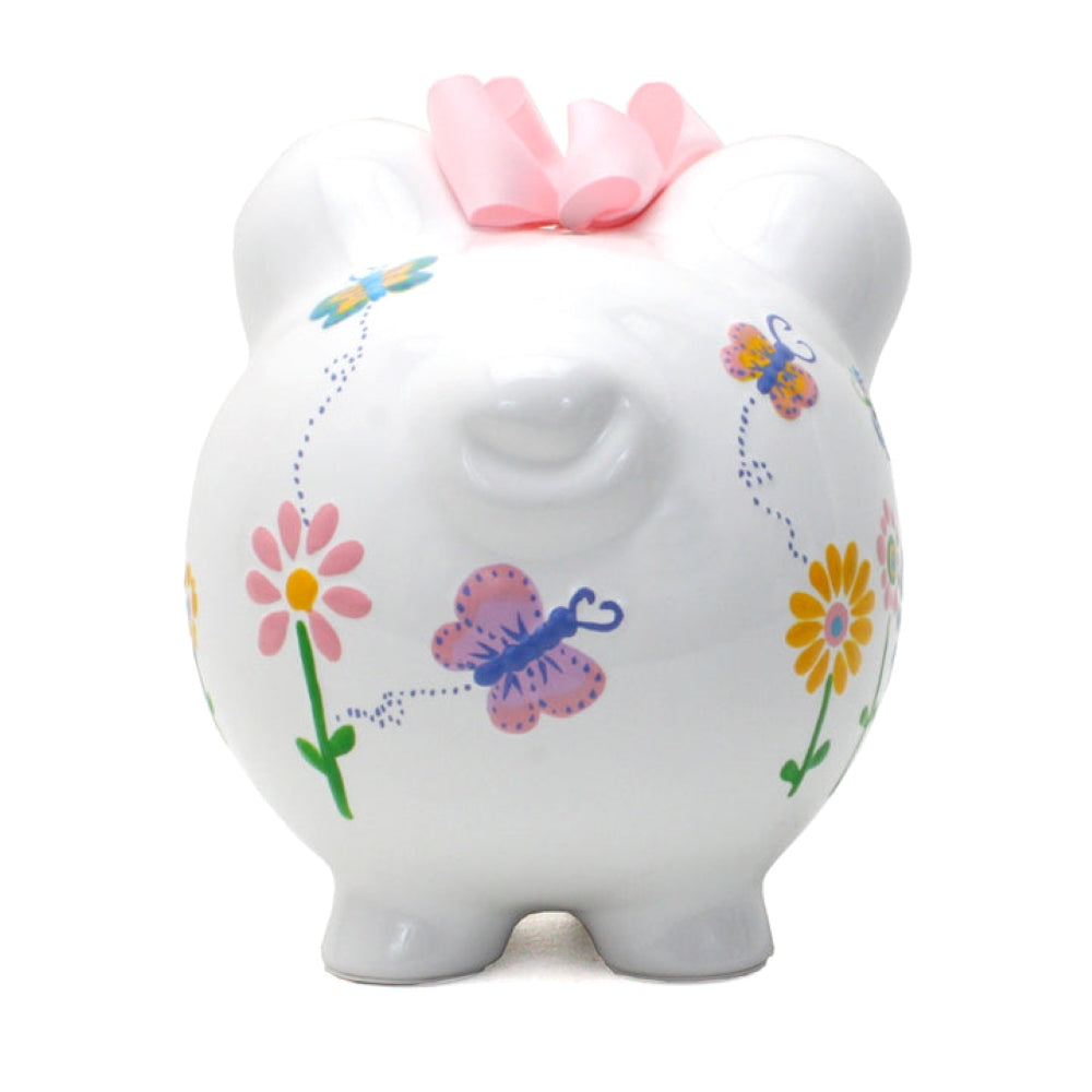 Child to Cherish Ceramic Flutterfly Piggy Bank