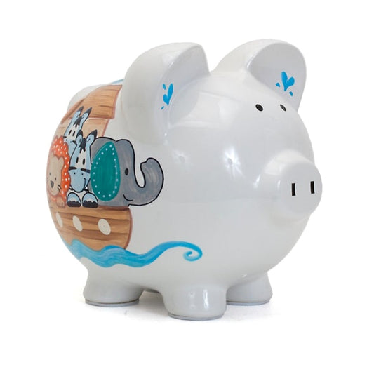 Child to Cherish Ceramic Noah's Ark Piggy Bank