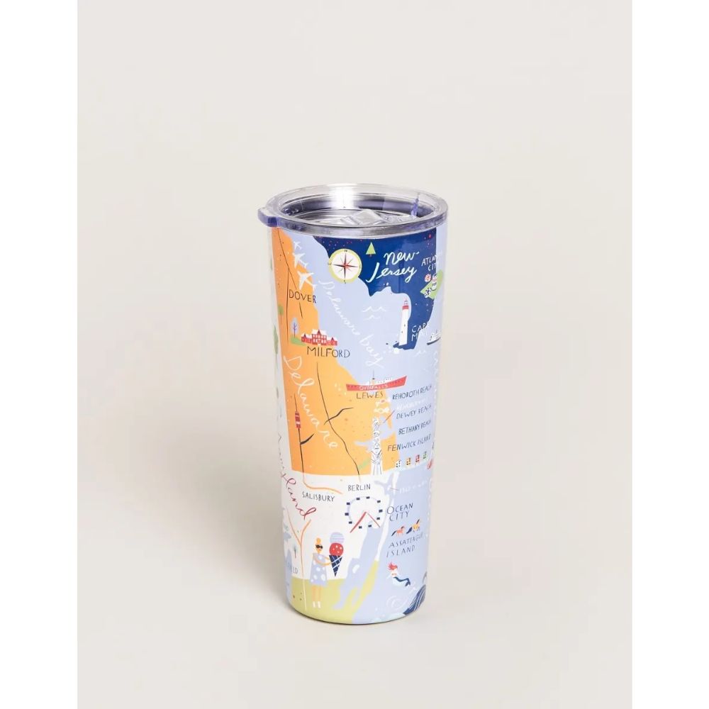Spartina Bay Dreams 22 oz Stainless Steel Drink Tumbler