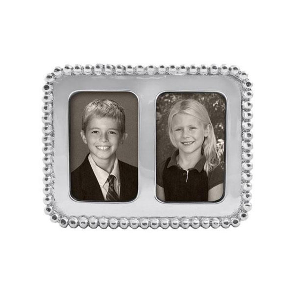 Mariposa Beaded Double 2x3 Frame
