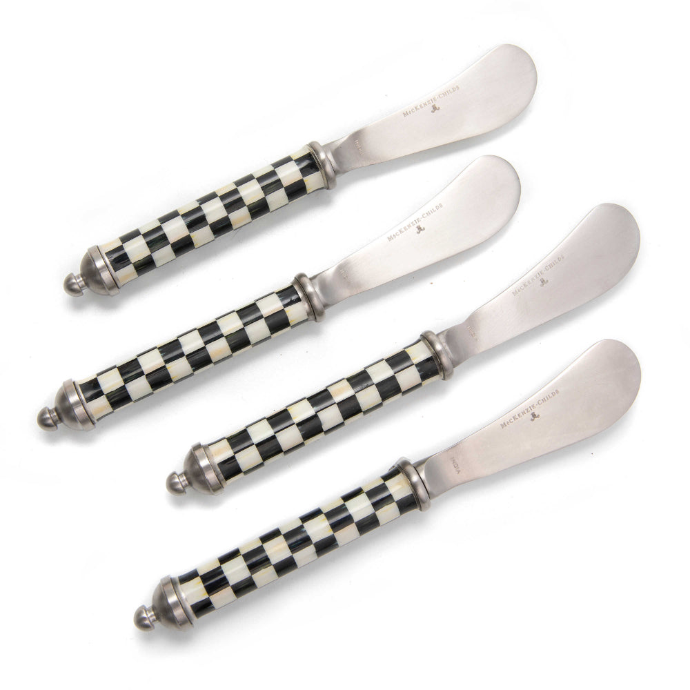 MacKenzie-Childs Supper Club Spreaders Set - Courtly Check