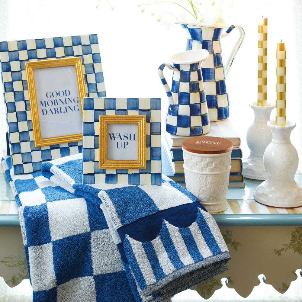 MacKenzie-Childs Check Dinner Candles - Set of 2