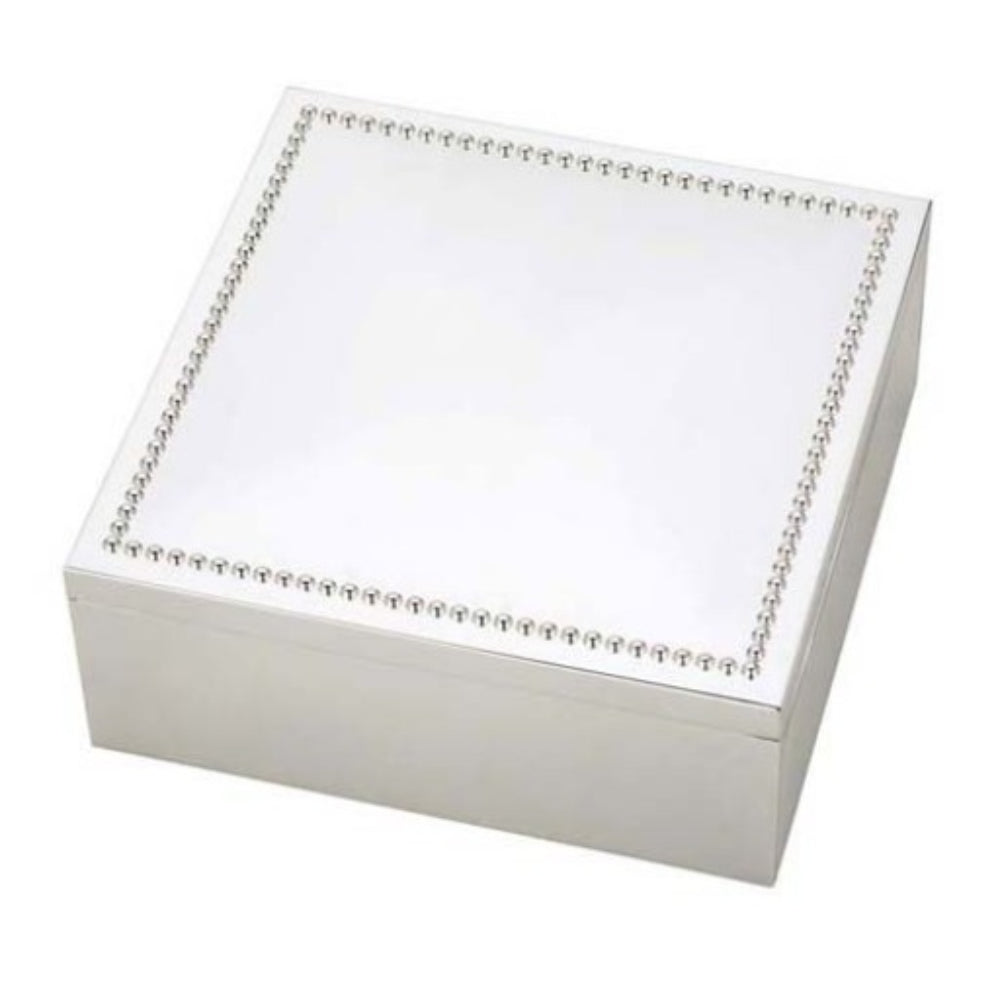 Reed & Barton Lyndon Square Silverplate Keepsake Box Smyth Jewelers