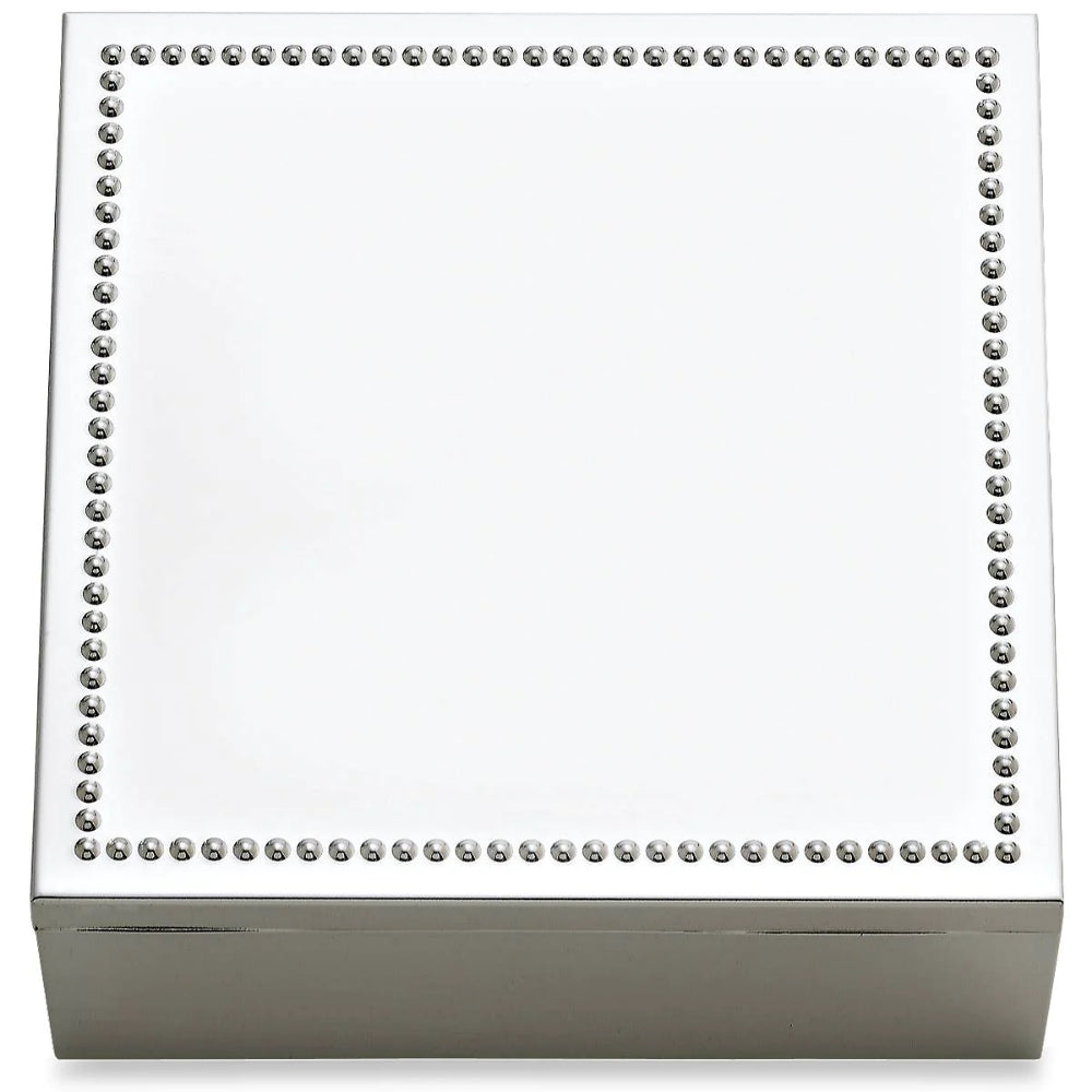 Reed & Barton Lyndon Square Silverplate Keepsake Box Smyth Jewelers