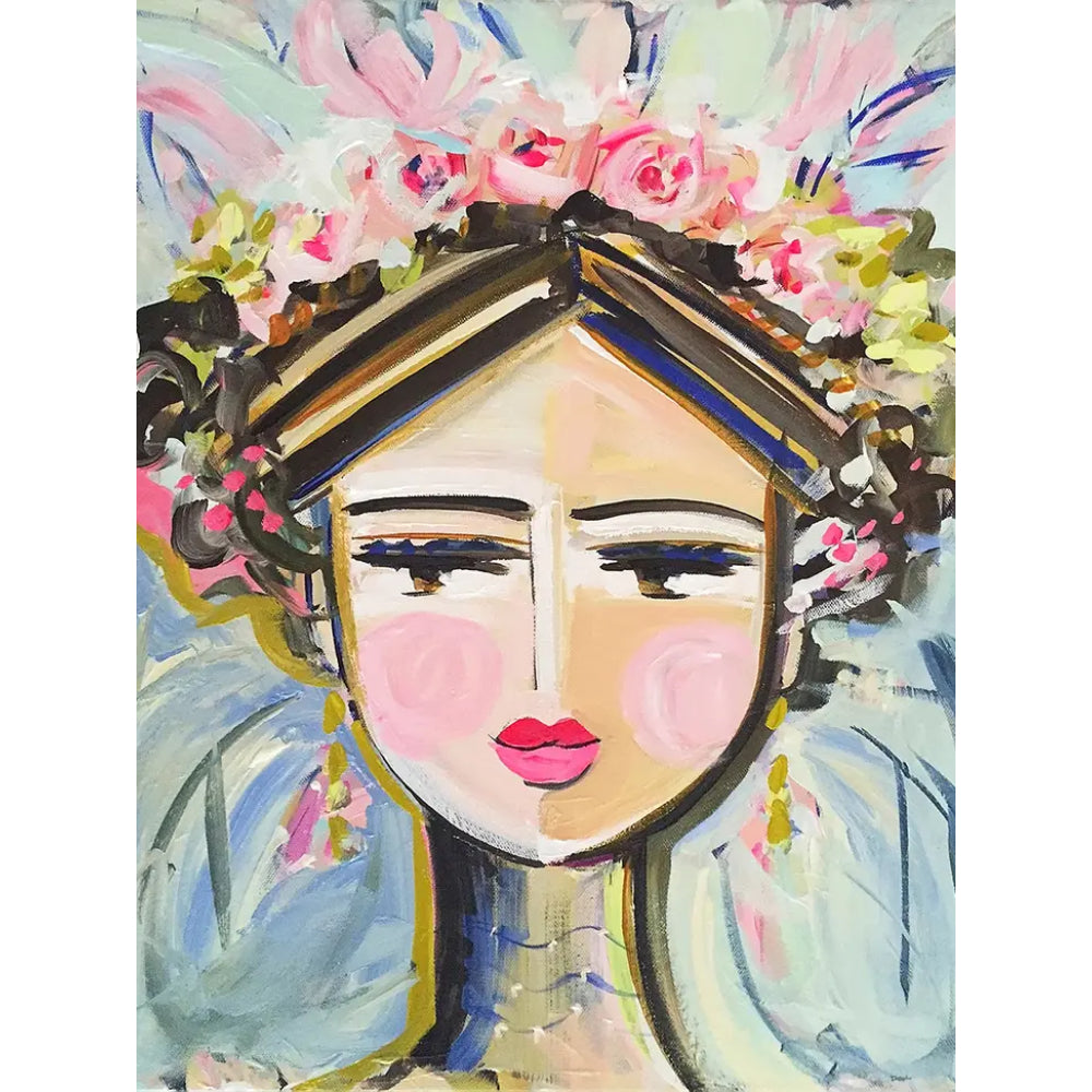 She Is Fierce Stretched Canvas