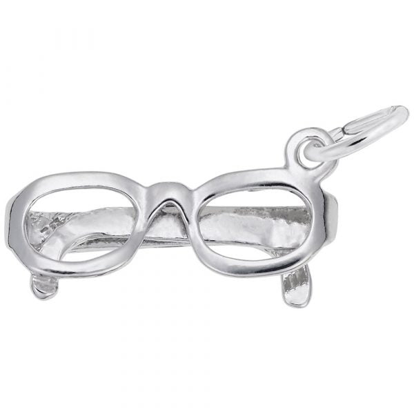 Sterling Silver Eyeglasses Charm