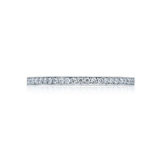 Tacori Sculpted Crescent Pave Diamond Wedding Band - 1.5mm