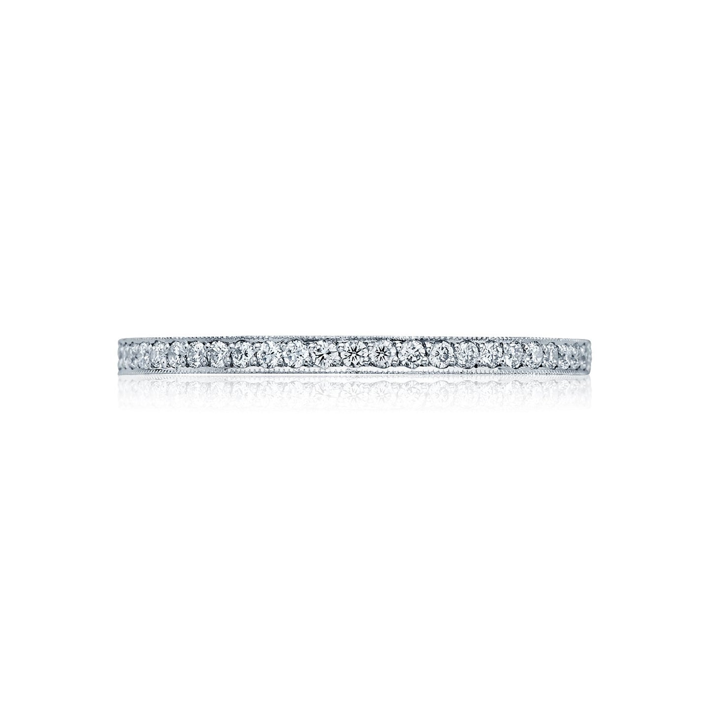 Tacori Sculpted Crescent Pave Diamond Wedding Band - 1.5mm