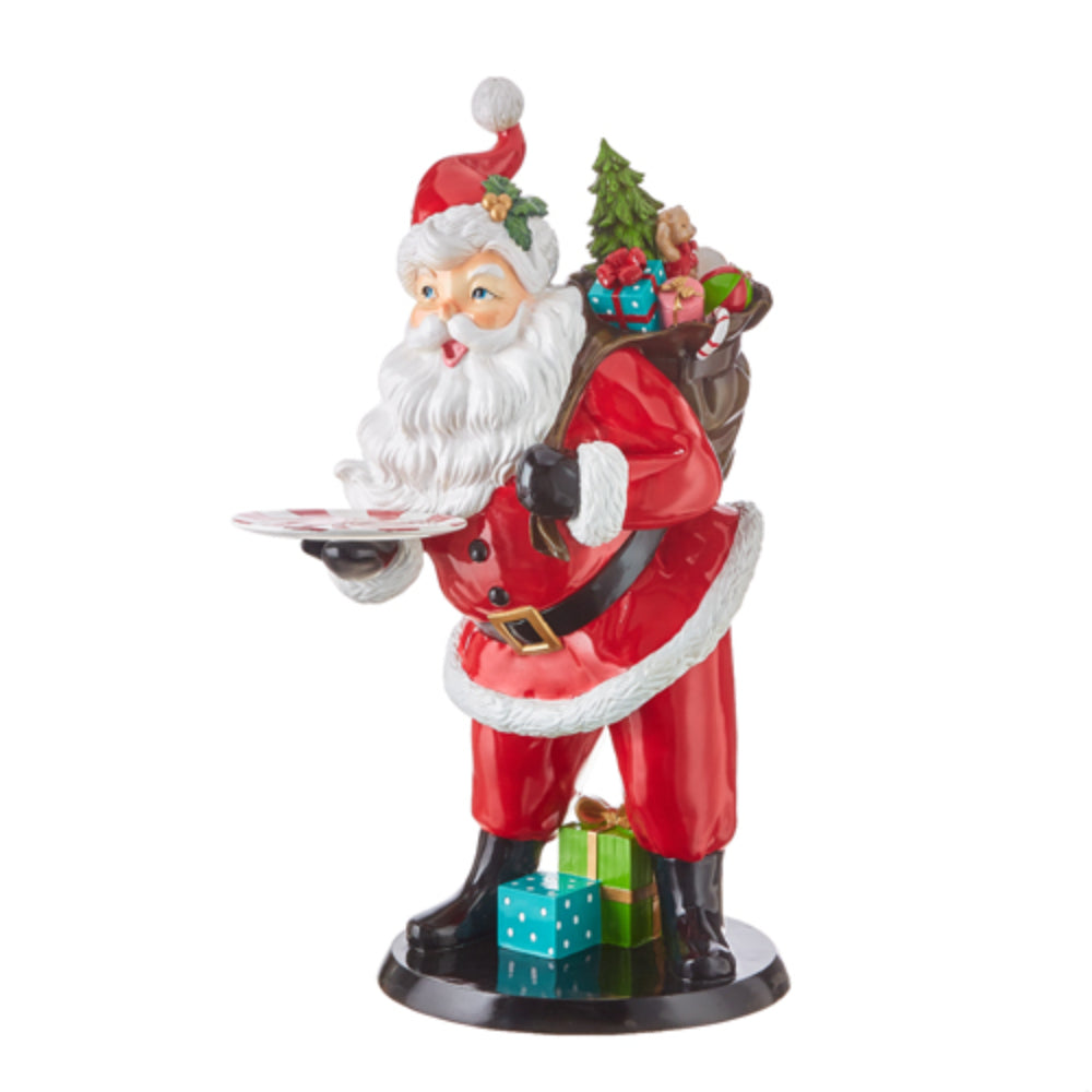 Santa With Serving Tray 3.5ft - Instore Pickup Only!