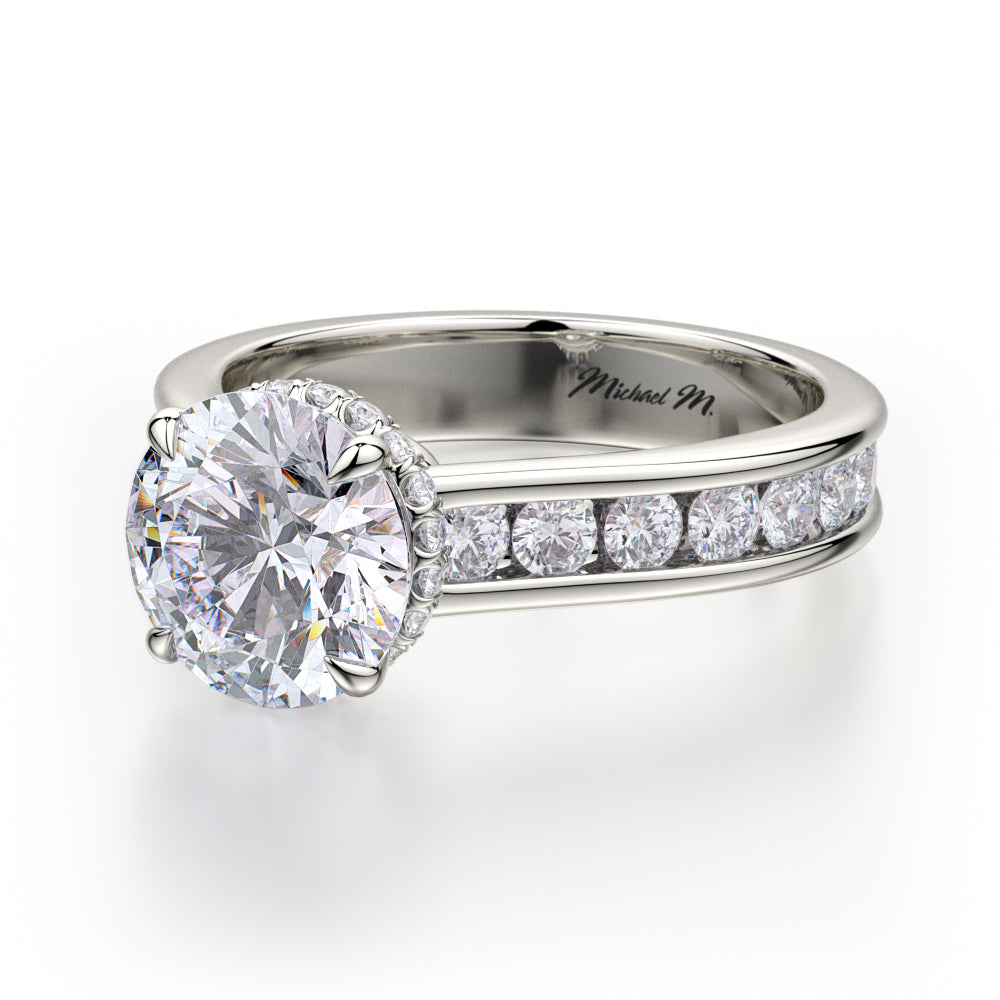Michael M Crown Engagement Ring