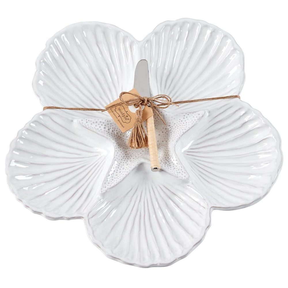 Mud Pie Shell Sectional Platter