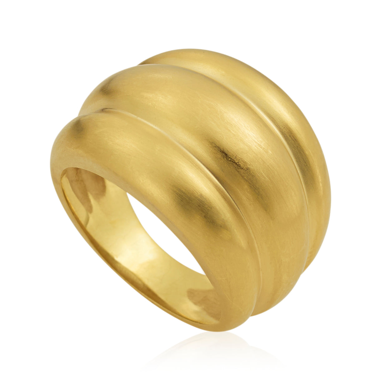 Gold Statement Dome Ring