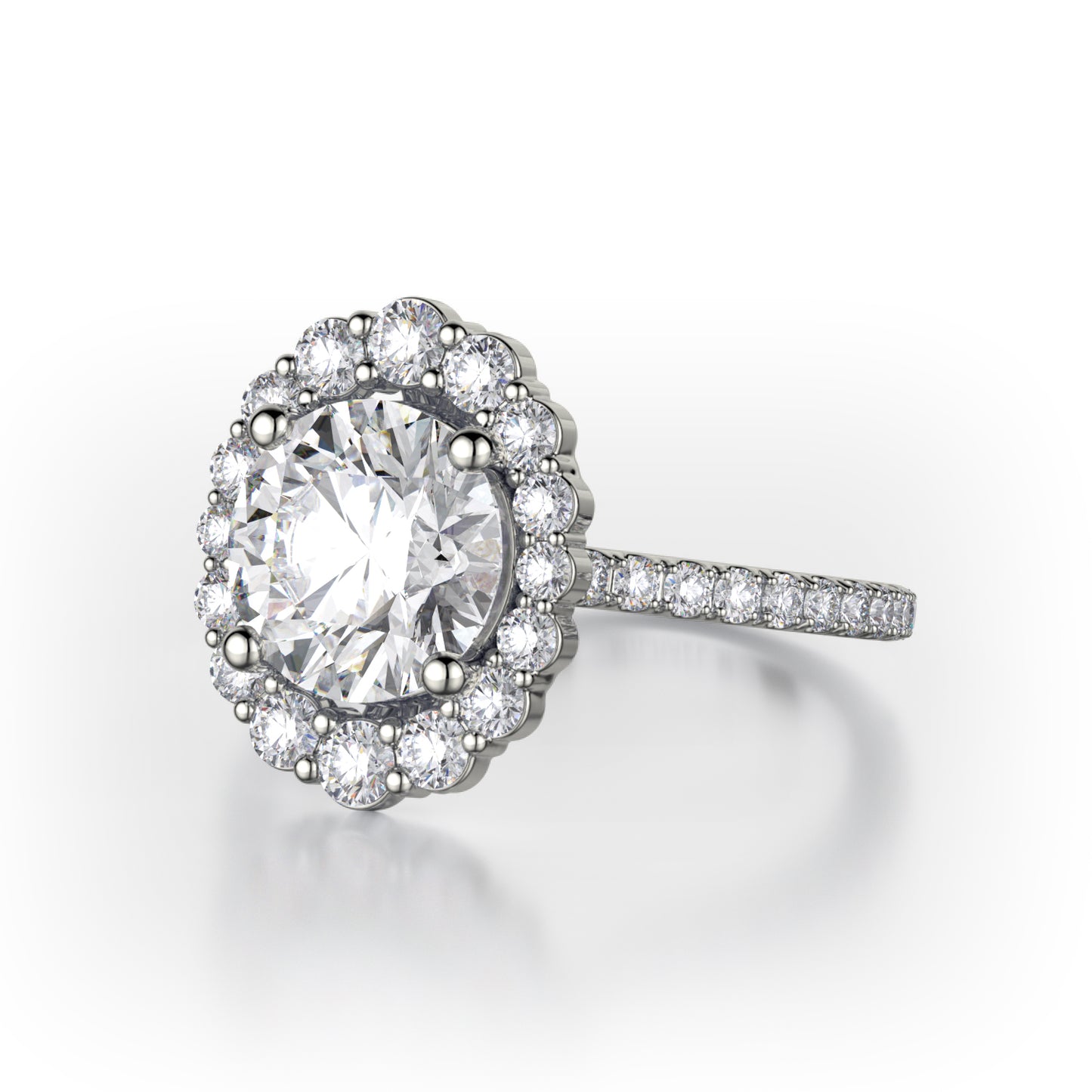 Michael M Defined Engagement Ring