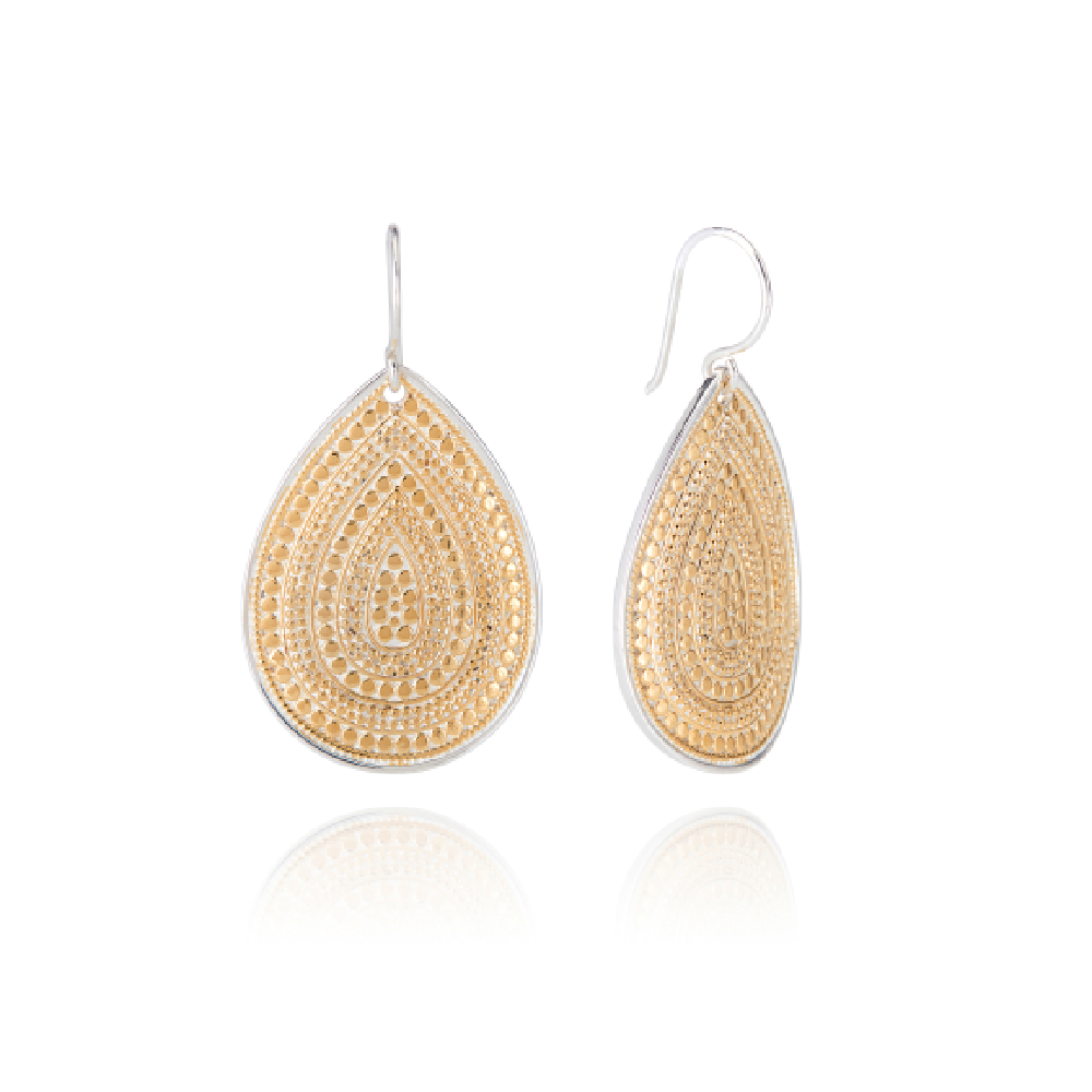Anna Beck Classic Large Dotted Teardrop Earrings