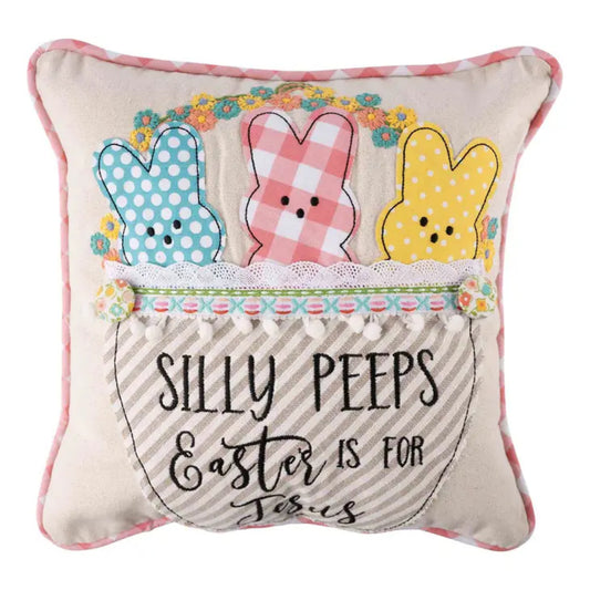 Glory Haus Easter Basket Silly Peeps Pillow