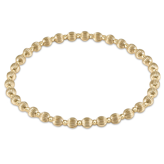 enewton Dignity Grateful Pattern Bead Bracelet - Gold