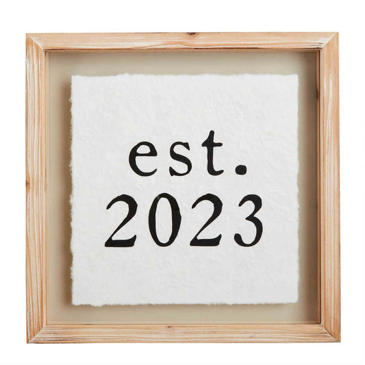 Mud Pie Est. 2023 Plaque