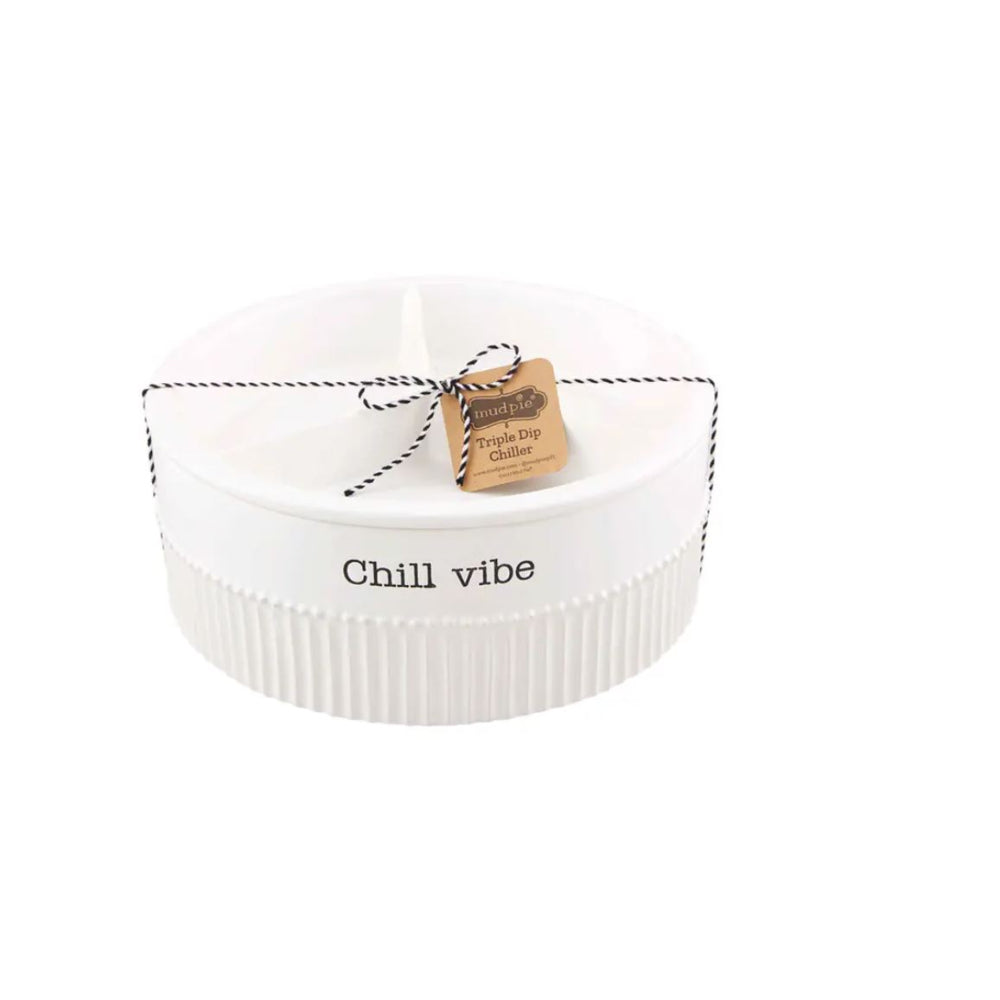 Mud Pie Triple Divided Chiller