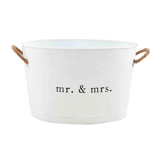 Mud Pie Mr. & Mrs. Party Tub - In Store Pick Up
