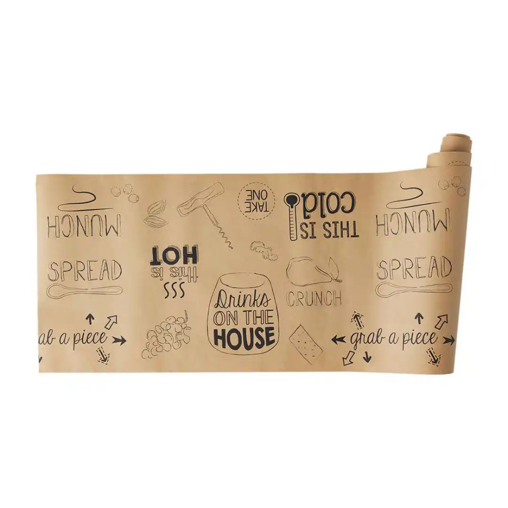 Mud Pie Art Kraft Table Runner