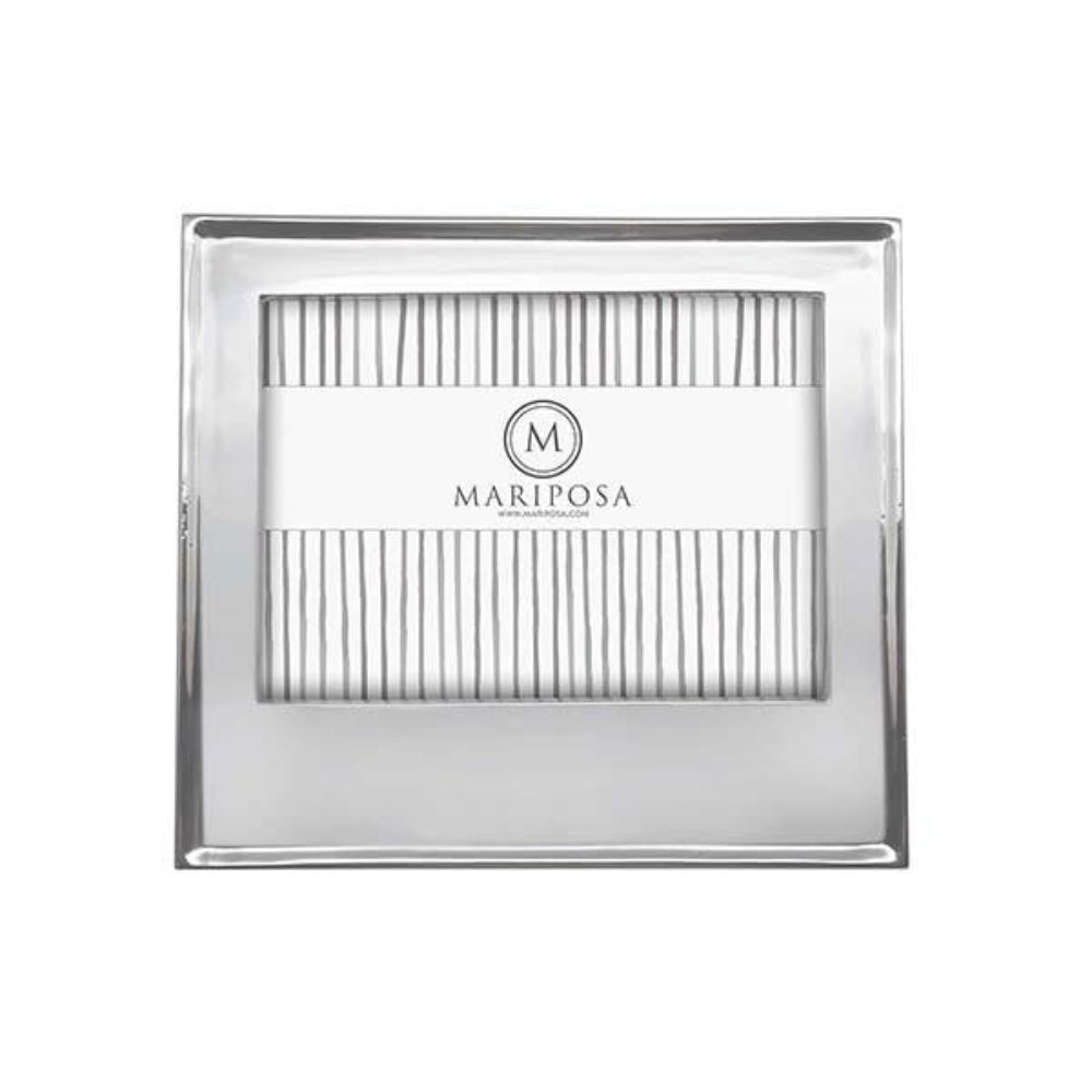 Silver  5x7 frame with 'Mariposa' branding on a white background