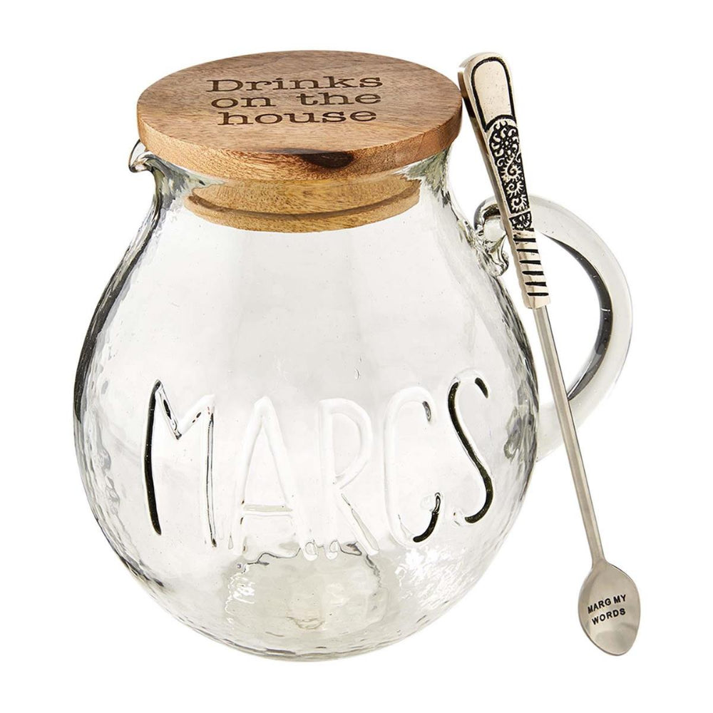 Mud Pie Lidded Margarita Pitcher and Spoon - Thumbnail 5