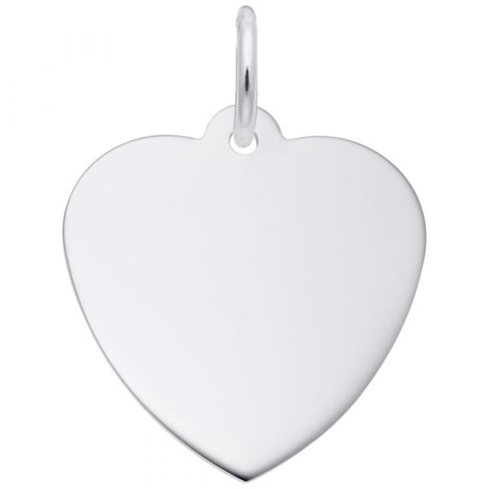 Sterling Silver Small Classic Heart Charm