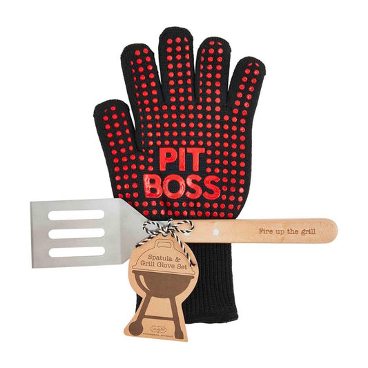Mud Pie Grill Glove & Spatula Set