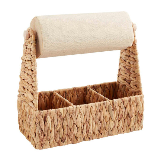 Mud Pie Woven Utensil/Towel Caddy