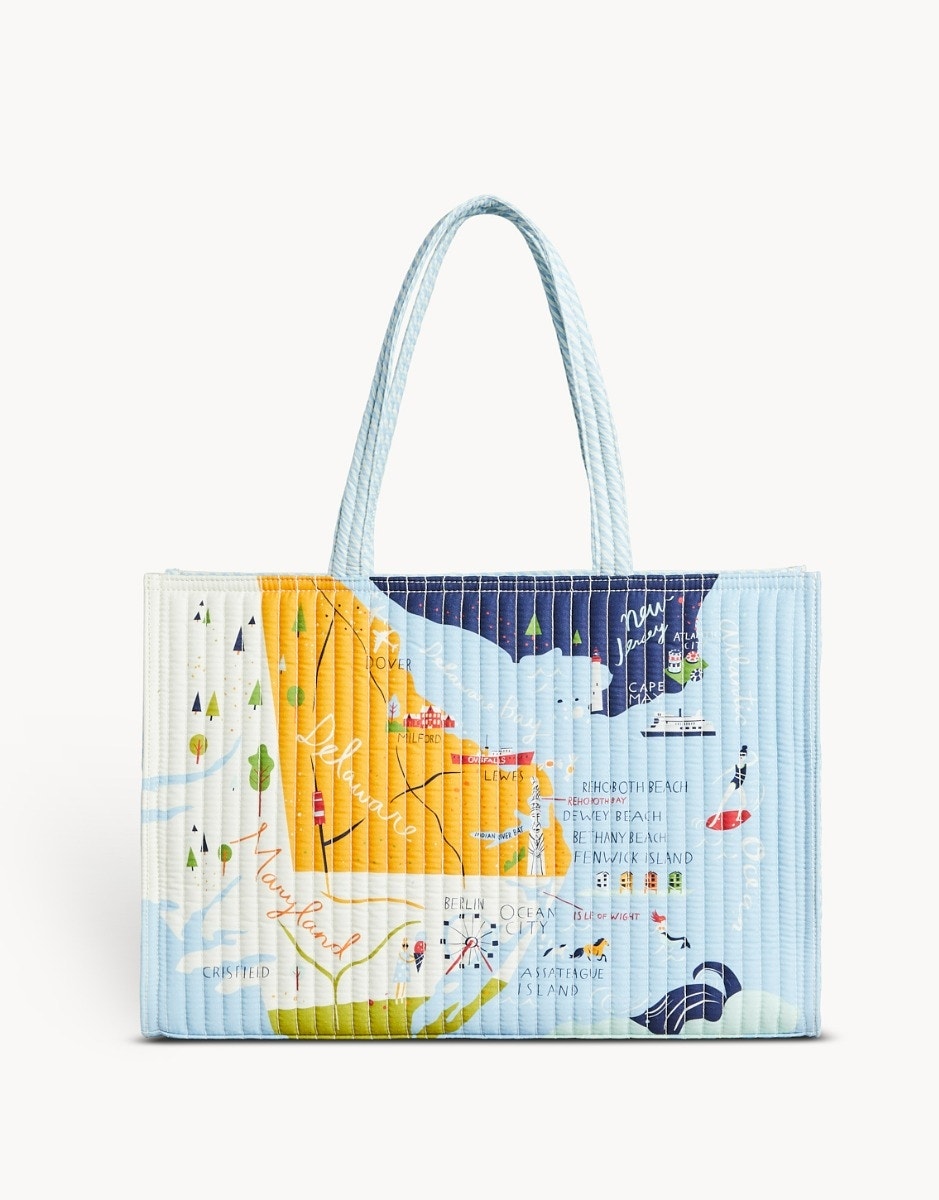 Spartina Bay Dreams Quilted Market Tote
