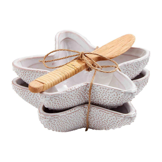 Mud Pie Starfish Dip Cup Set