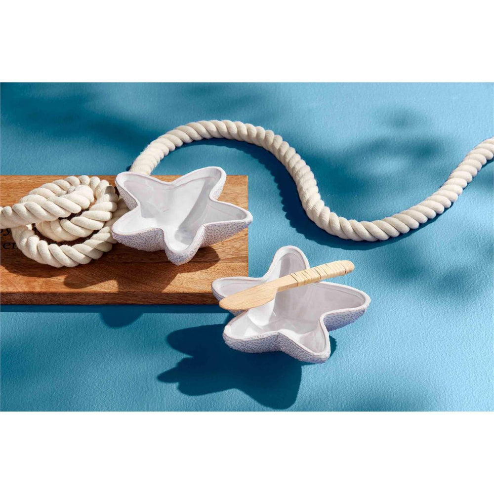 Mud Pie Starfish Dip Cup Set