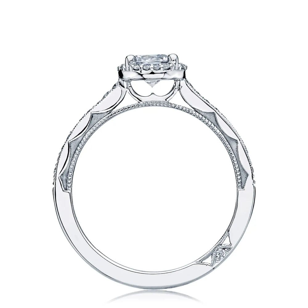 Tacori Sculpted Crescent Round Bloom Engagement Ring