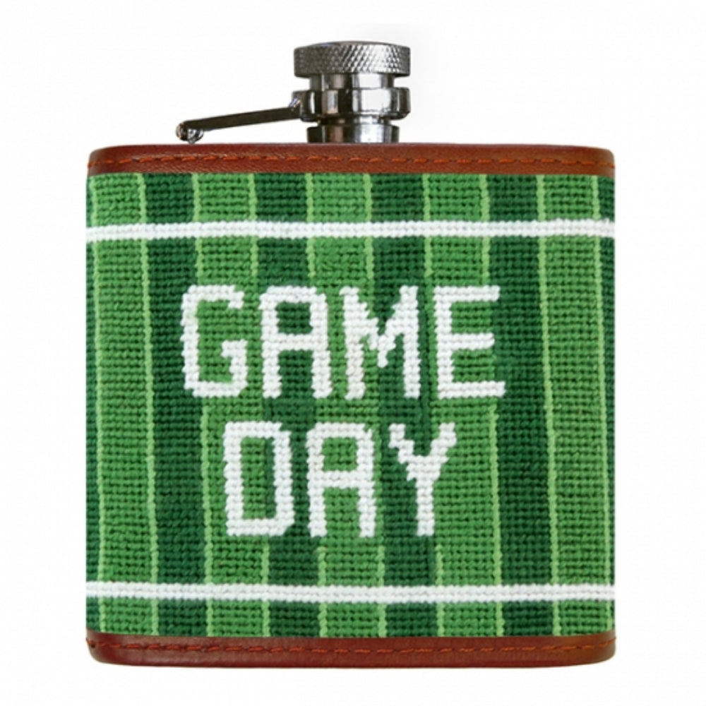 Smathers & Branson Game Day Needlepoint Flask