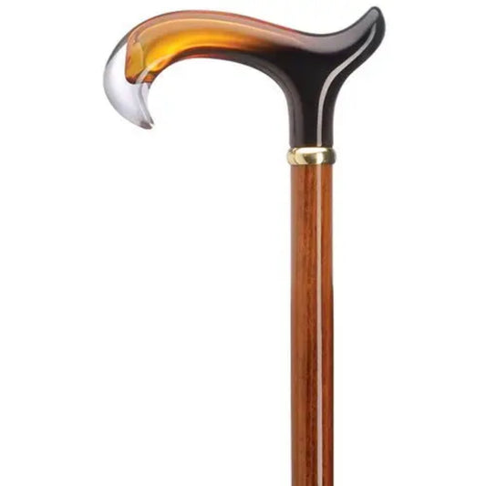 Amber Acrylic Derby Cane