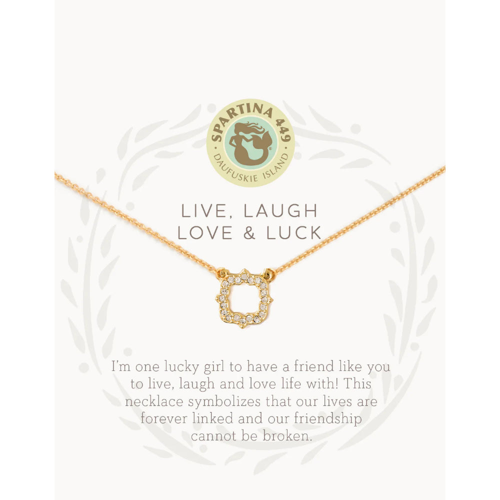 Spartina Sea La Vie Luck/Quatrefoil Necklace