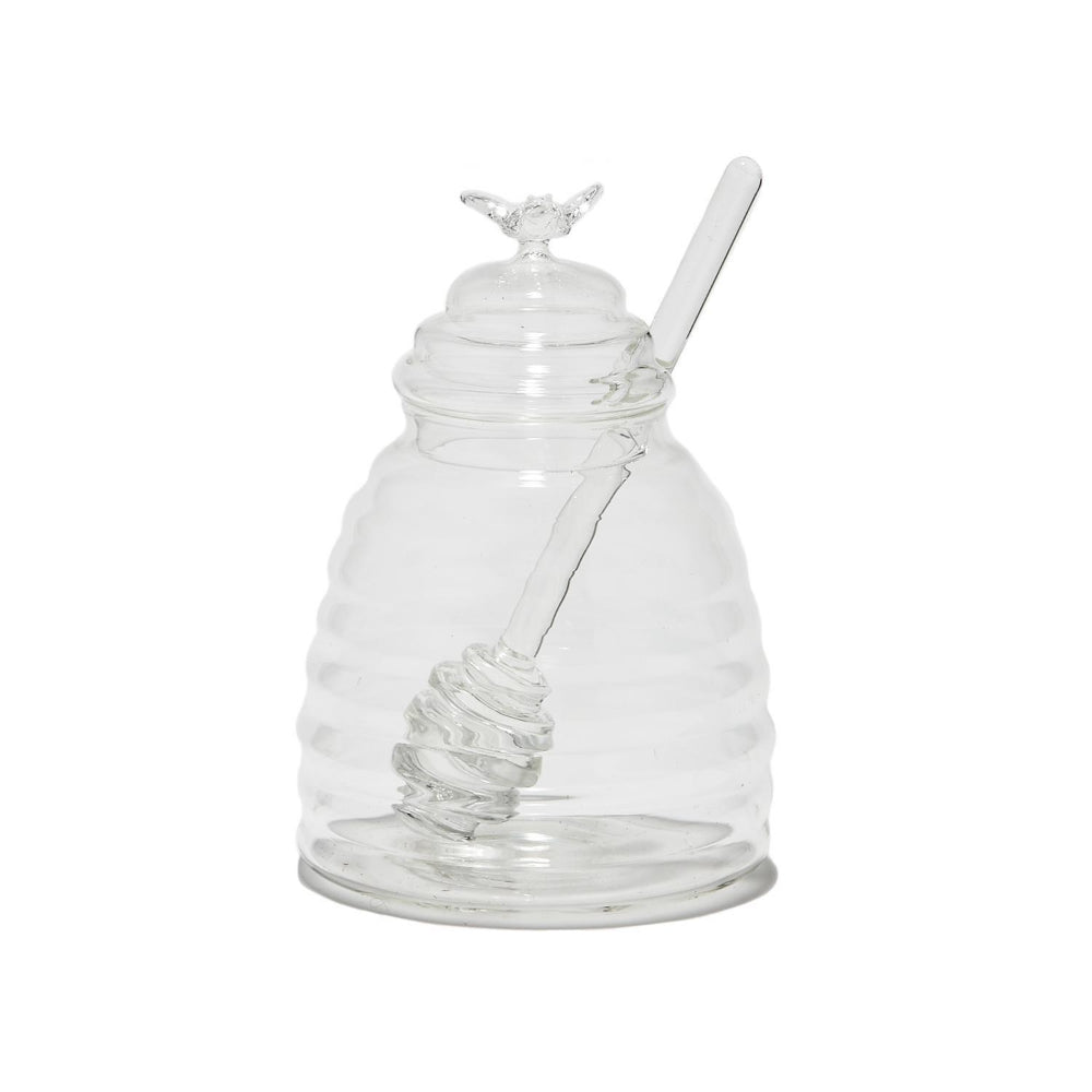 Two's Company Honey Pot with Lid and Dipping Stick Smyth Jewelers
