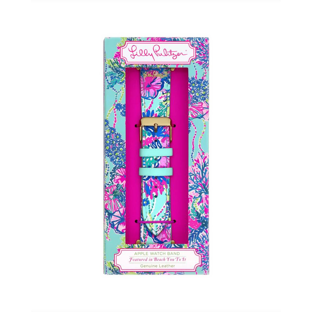Lilly Pulitzer Apple Watch Band - Leather