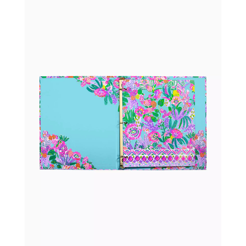 Lilly Pulitzer Three Ring Binder