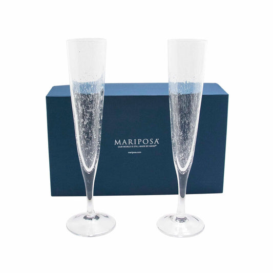 Mariposa Bellini Champagne Flutes